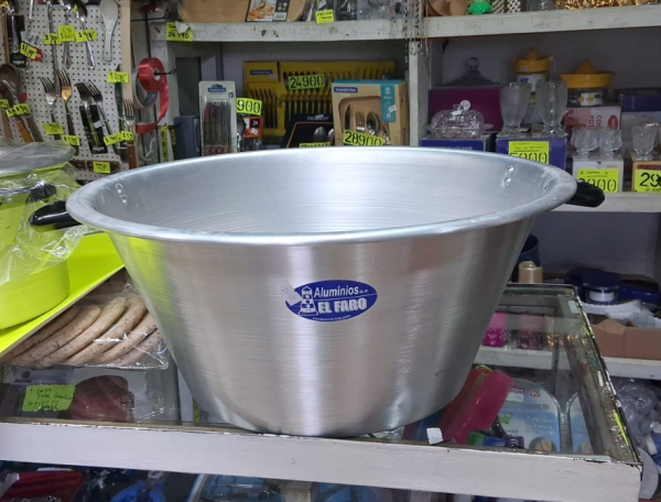 Gamela aluminio nacional